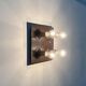 Mid-century German Space Age ceiling or wall lamps by Cosack, set of 2.