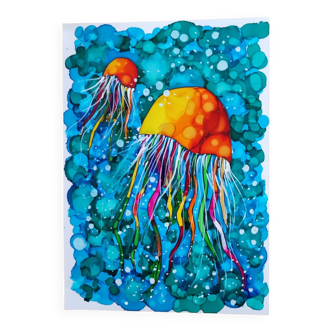 Illustration des méduses
