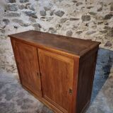 Oak sliding door wardrobe, 1920s