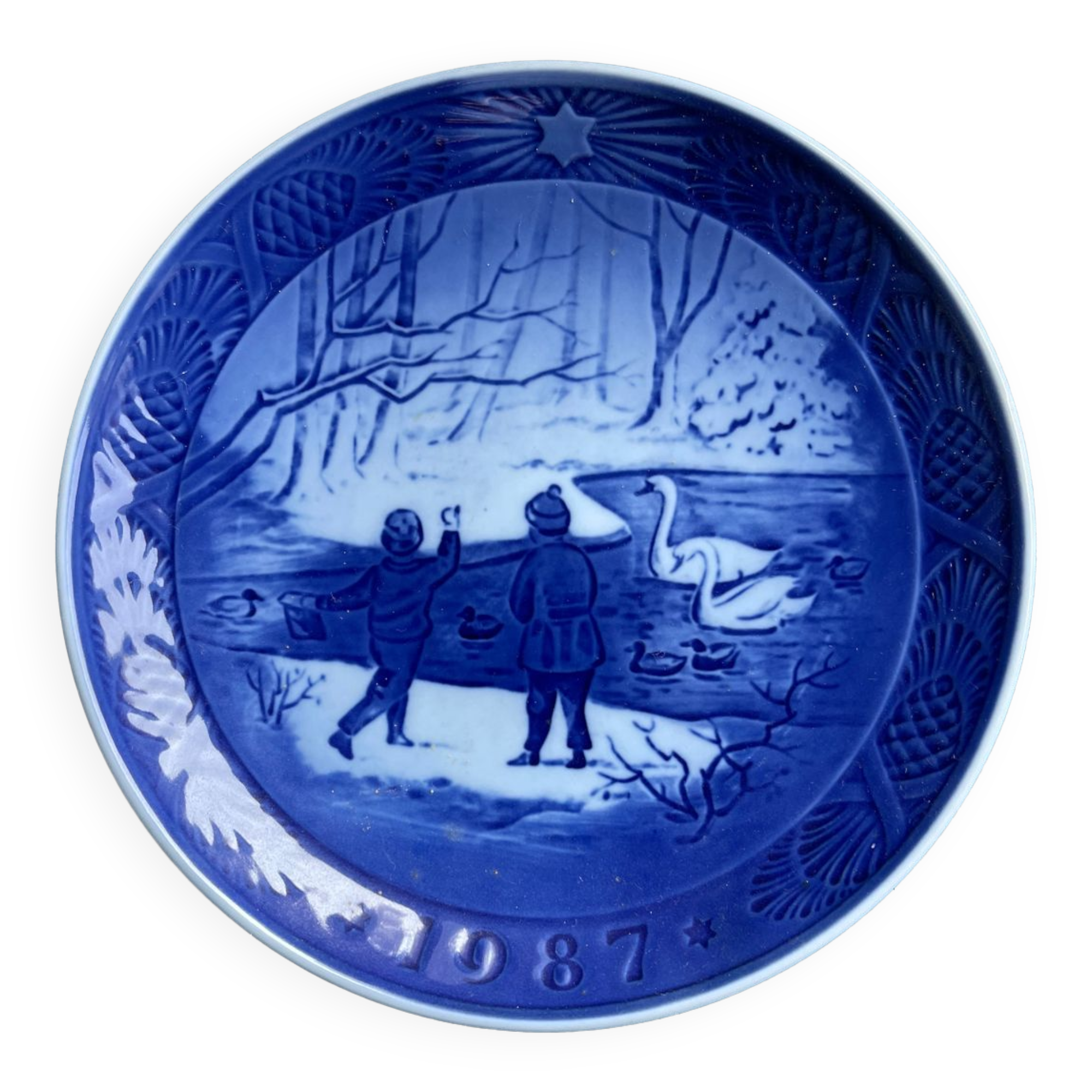 Wall plates Christmas Denmark Royal Copenhagen years 72-87