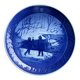 Wall plates Christmas Denmark Royal Copenhagen years 72-87