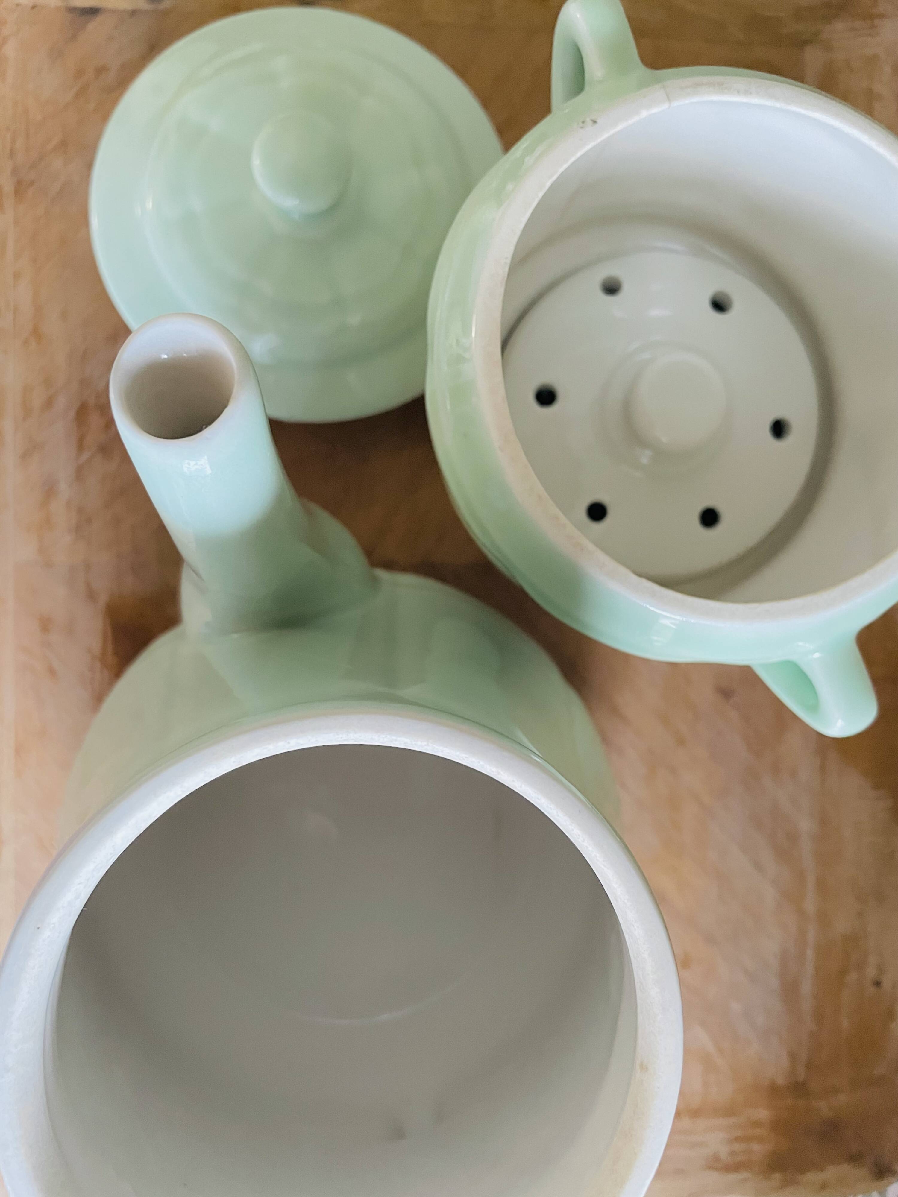 1960s ceramic coffee pot