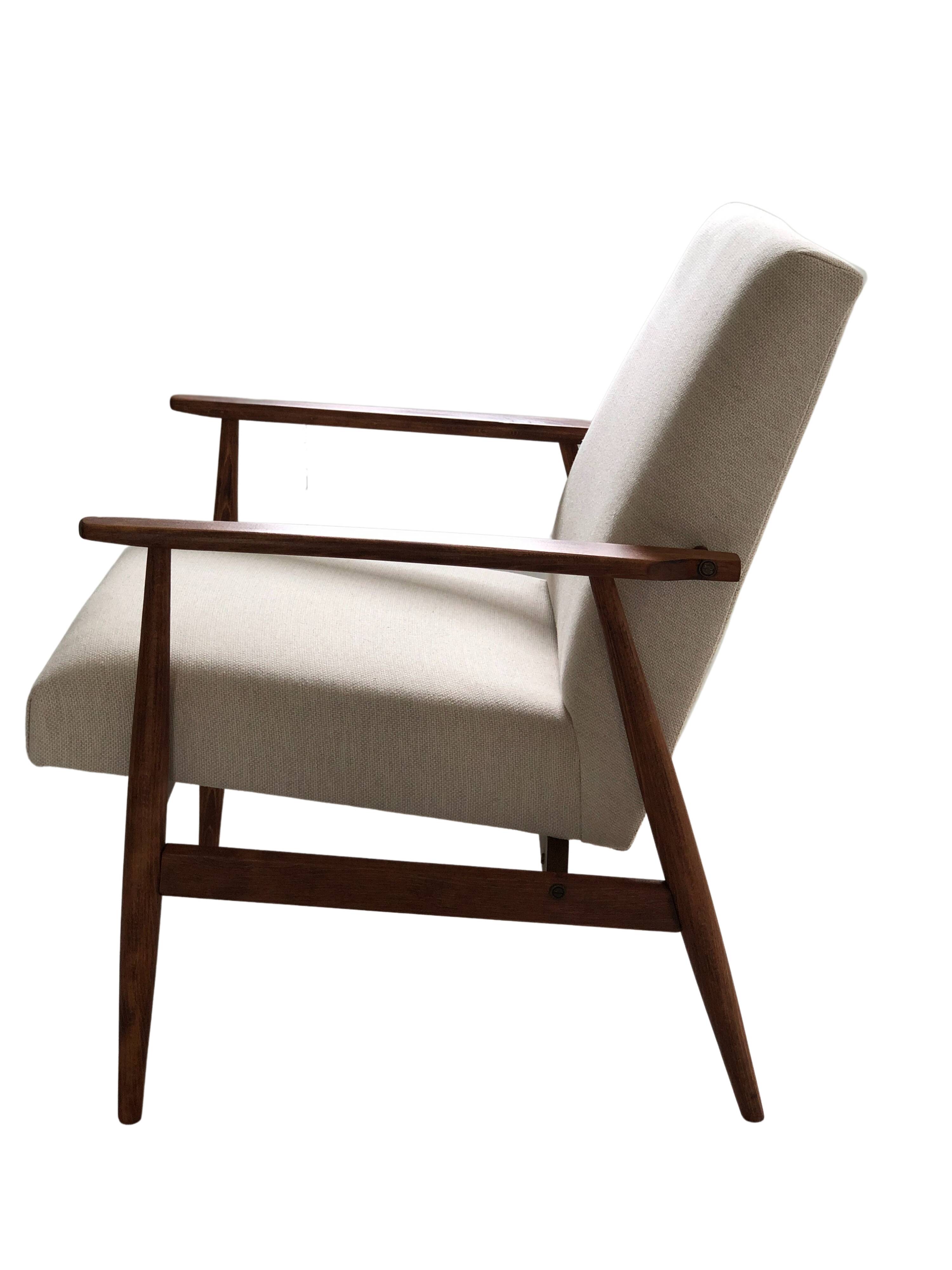 Mid-century beige armchairs by Henryk Lis, 1960s, set of 2