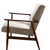 Mid-century beige armchairs by Henryk Lis, 1960s, set of 2