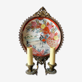 Pair of porcelain sconces from The Meiji period