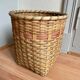 Corbeille osier beige vert