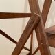 Escabeau old foldable in wood