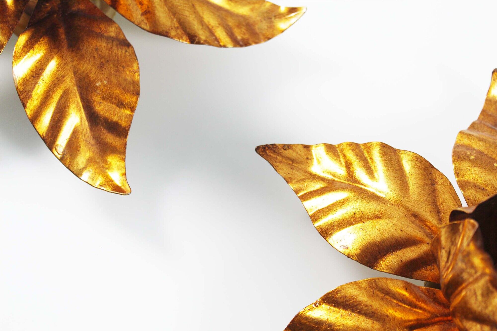 Pair of 1970's Italian gilt Florentine Wall Lights