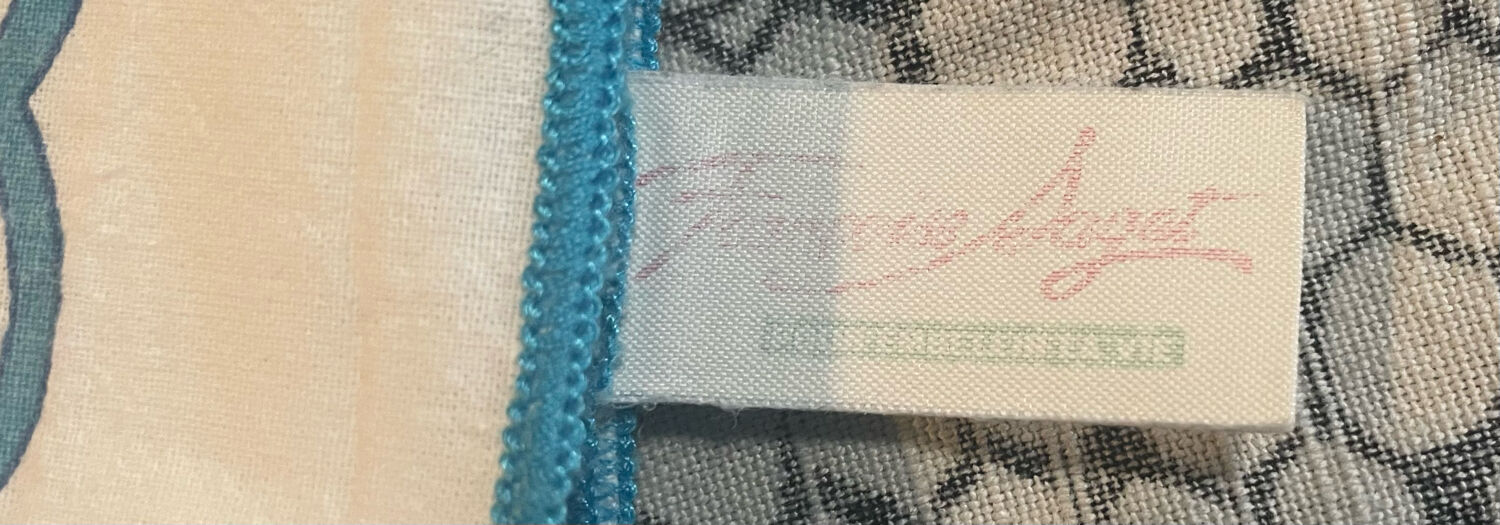 8 serviettes de table Françoise Saget