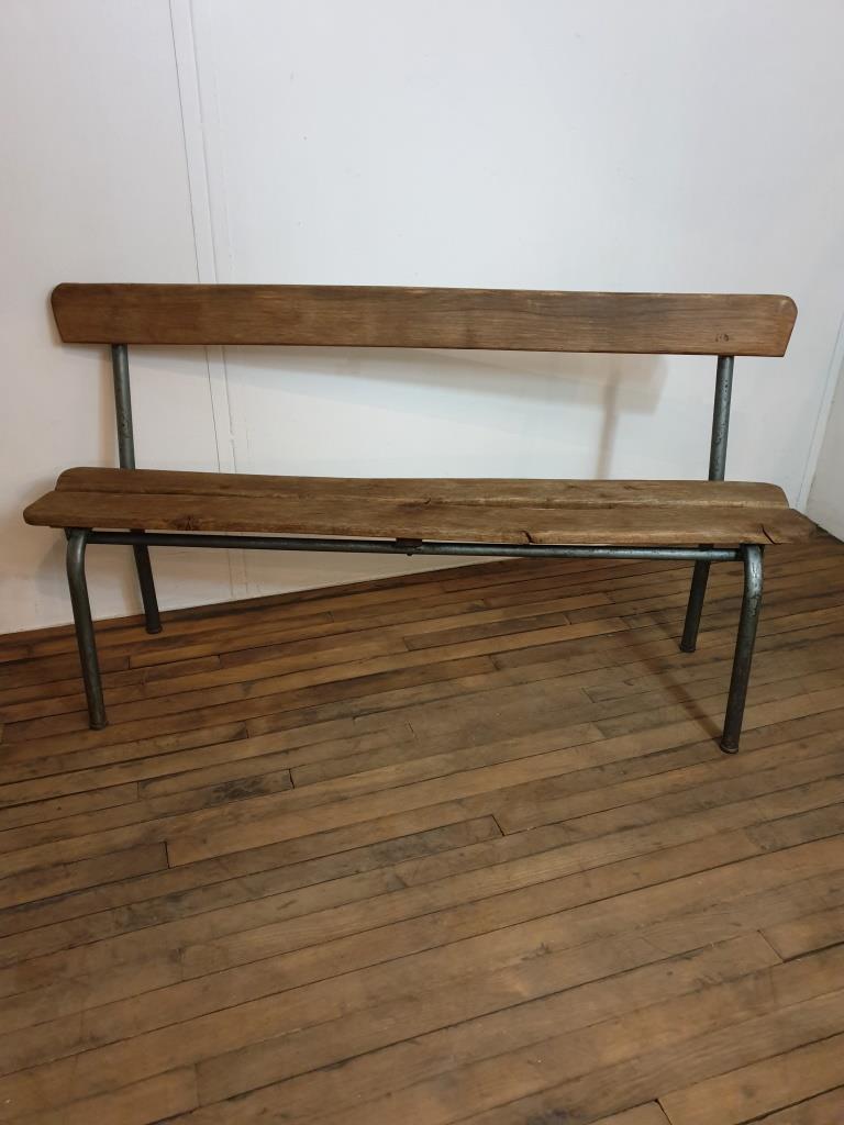 Locker room bench
