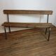 Locker room bench