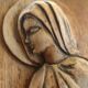 Sculpture vierge en bois