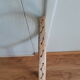 Wooden Dunlop tennis racket with its cover