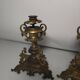 Bronze candlesticks with bunches of grapes (the pair)