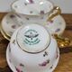 Coffret duo tasses email de limoge