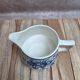 Small milk jug Boch Frères – La Louvière Dragon model – blue decoration – vintage Belgium