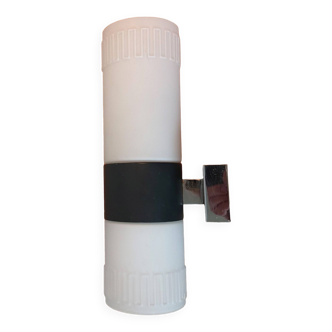 Large vintage cylindrical mid-century wall light.