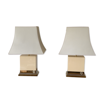 Lot de 2 lampes décoration Claude Dalle Romeo