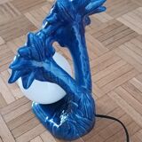 Vintage ceramic palm lamp