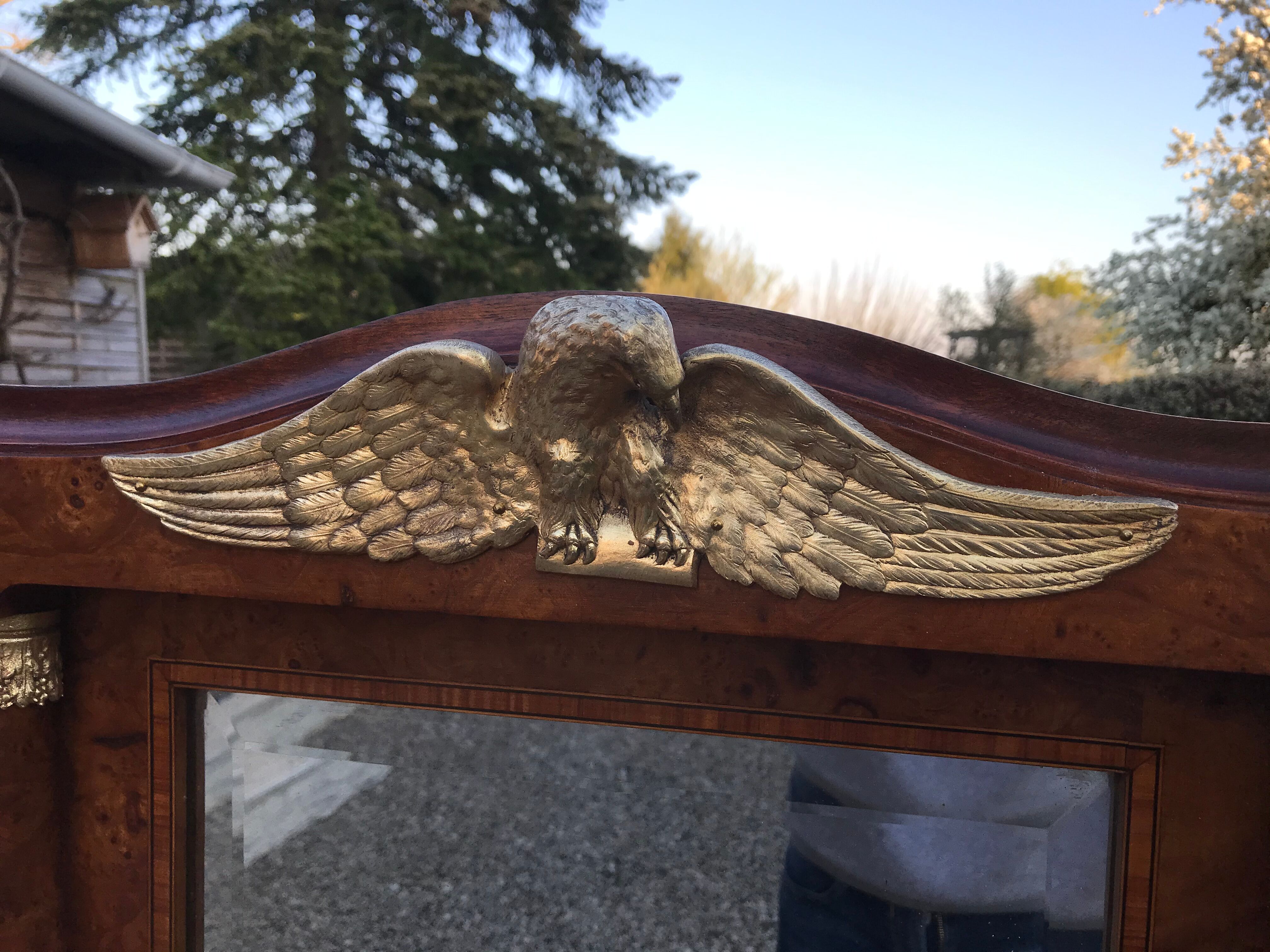 Coiffeuse Louis XVI ronce de noyer 1920