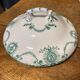Ancient iron earth tureen, diameter 21 cm