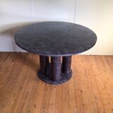 table à manger en faux marbre