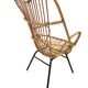 Rohe Noordwolde rattan chair, 1960, Netherlands XL siz