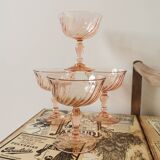 Rosaline champagne glasses