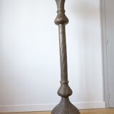 Very large floor lamp of mosqué in openwork brass decorated with calligraphy decoration in Tuluth
