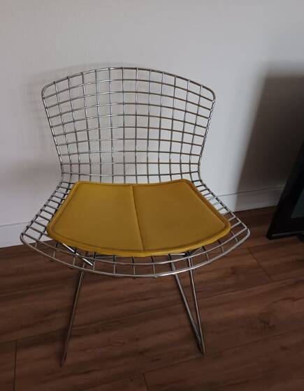 Harry Bertoia Vintage Edition Chrome Chair by Knoll