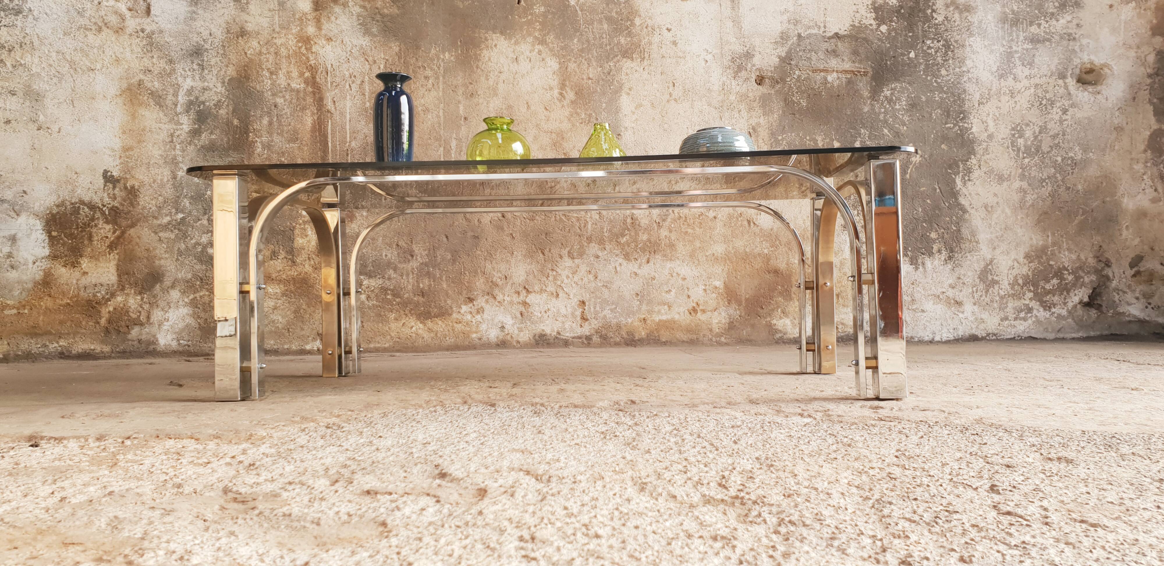 Table basse en verre