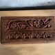 Vintage carved wooden jewelry/work box