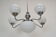 Art deco chrome chandelier,1930's.