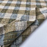 290x190 cm indigo blue mustard kilim carpet, wool made kilim rug.