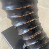 vintage sculptural bookends, ram's horns