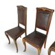 Italian art deco dining chairs 1920s