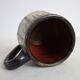 Set of 6 stoneware mugs signed Losson, Belgium, vintage