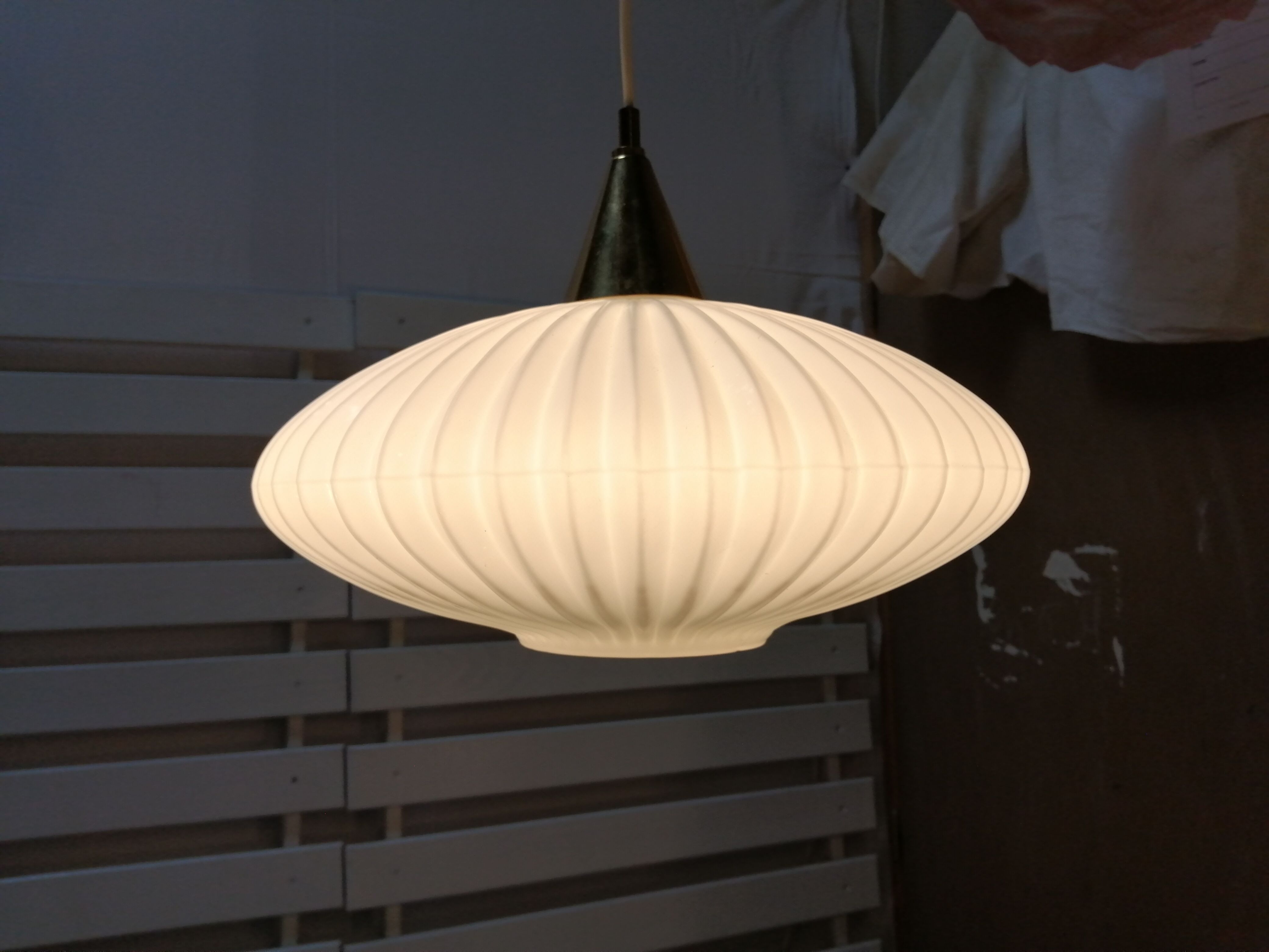 Novo style suspension in opaline - 60s.