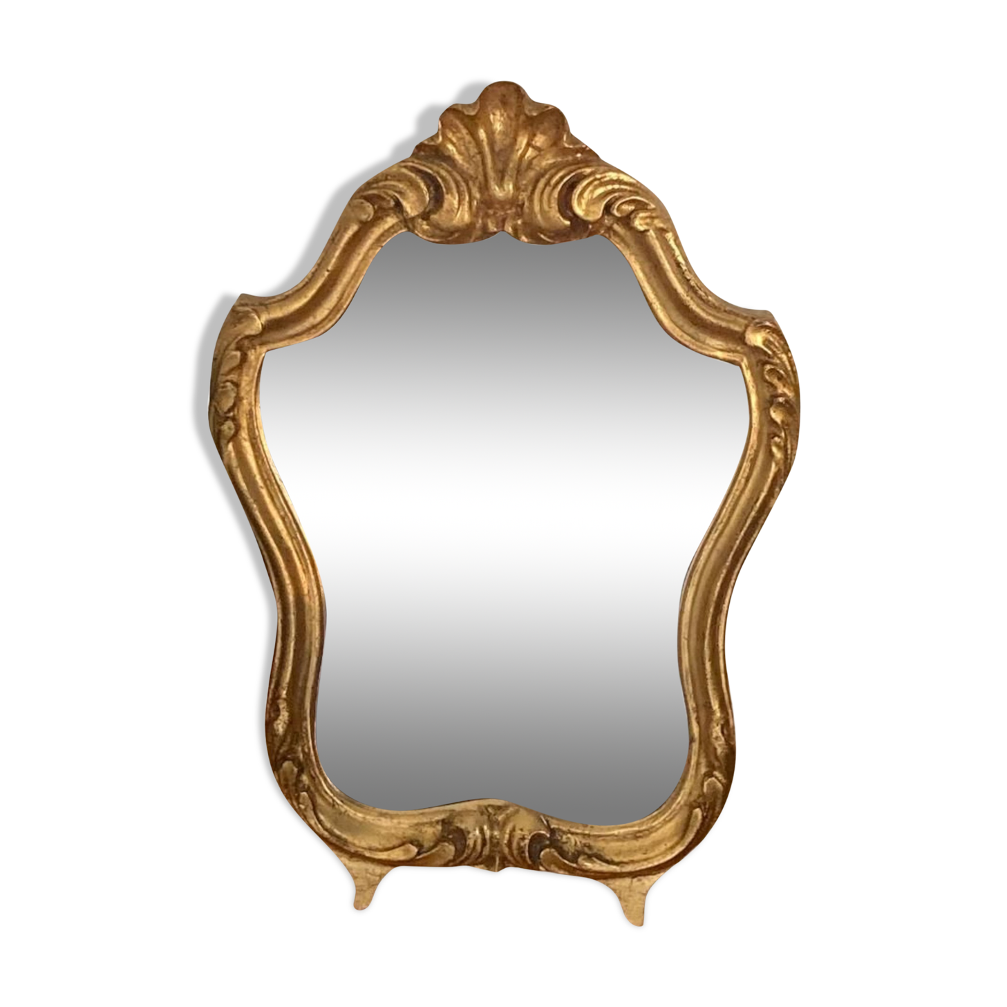 Golden vintage mirror