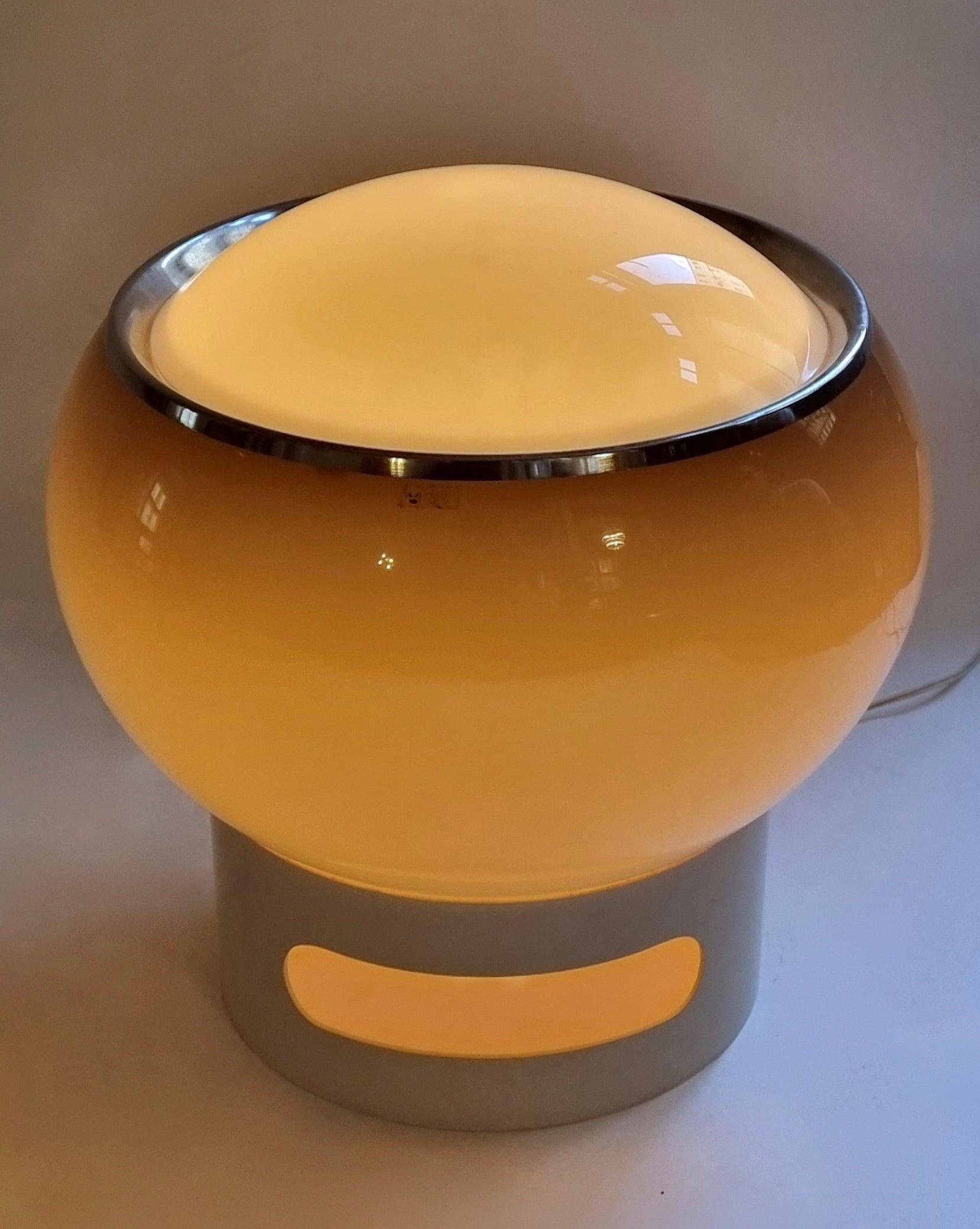 Clan Model Lamp Chrome & Acrylic Mid-Century Modern 1960s