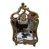 Small 18th century mirror