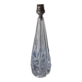 Pied de lampe en cristal