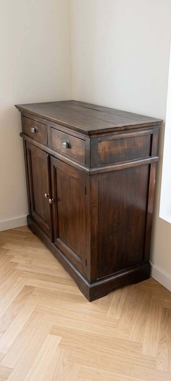 Exotic wood sideboard