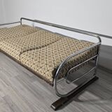 Bauhaus Chrome Sofa by Robert Slezak for Slezak Factories, 1930s