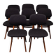Chaises de salle à manger hollandaises Louis par Van Teeffelen pour Wébé, 1959, lot de 8