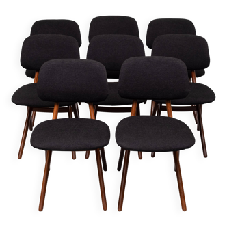 Chaises de salle à manger hollandaises Louis par Van Teeffelen pour Wébé, 1959, lot de 8
