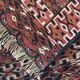 Saddle Tekke Bokhara rug old handmade 64 X 107 CM