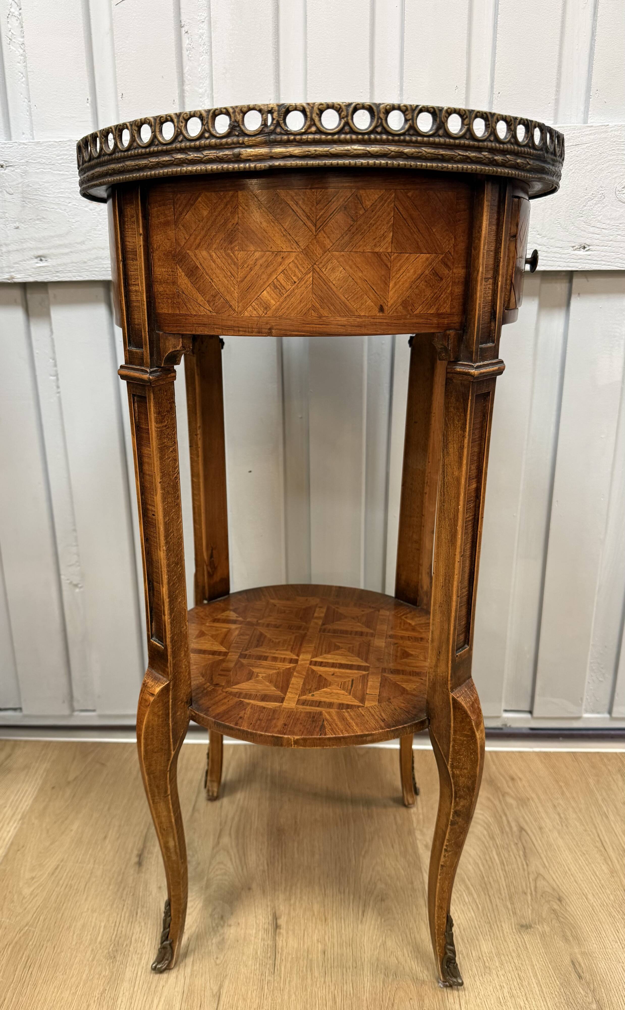 Transitional style side table