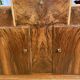 Art Deco English Burr Walnut Cocktail Sideboard – Circa 1930s  A stunning o