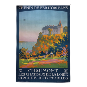 Affiche chemins de fer originale